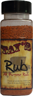 Bottle of Tay's Rub